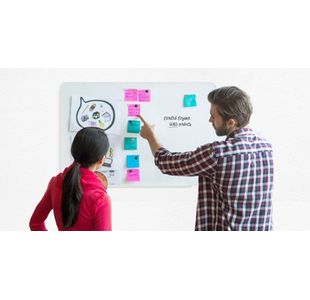 Bi-Office Mag Drywipe Board 120X90Cm