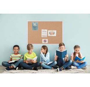 Antimicrobial Cork Board 120X90Cm