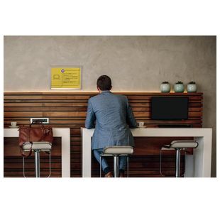 Bi-Office Snap Frame A3 Alum Fram