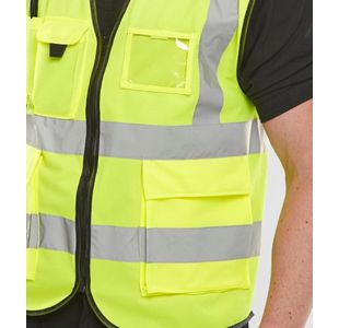 Exec Hi Vis Waistcoat Orange L