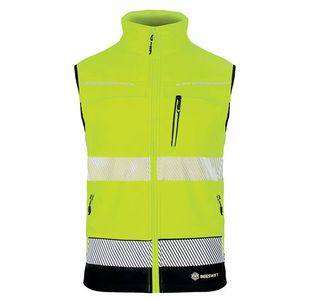 Deltic Hi Vis Gilet Sylw/Nblue M