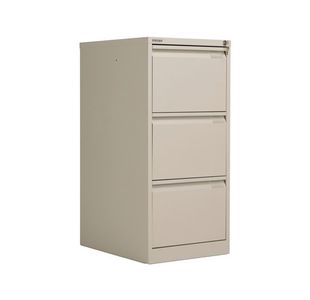 Bisley 3 Drw Filing Cab Goose Grey