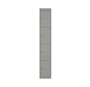 Bisley 4 Door Locker Goose Grey