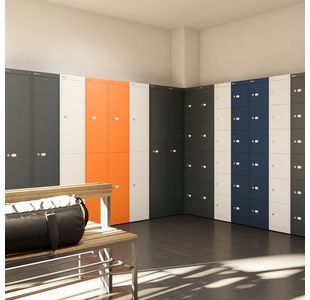Bisley 4 Door Locker Goose Grey
