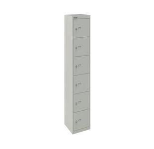 Bisley 6 Door Locker Goose Grey