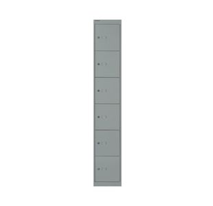 Bisley 6 Door Locker Goose Grey