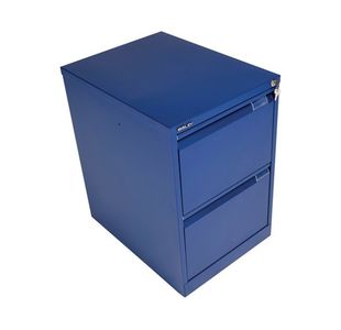 Bisley 2 Drw Filing Cab Blue