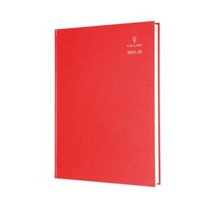 Collins Acdm Diary Dpp A4 Red 25-26