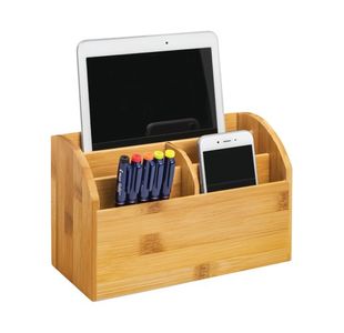 Cep Slva Bamboo Desk Tidy