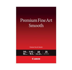 Canon Prem Fine Art Ppr Smoo A4 Pk25
