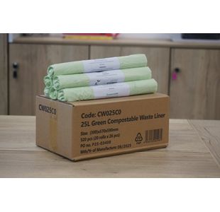 Comp Food Waste Lnr 25L 26X20 Pk520
