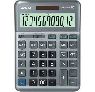 Casio Ms-120Fm 12 Digit Calc Grey