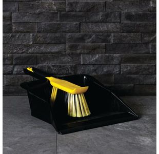 Bulldozer Dustpan And Brush Set