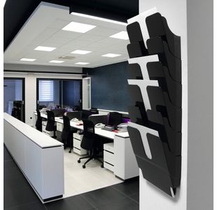 Durable Ptrt Lit Holder A4 Black Pk6