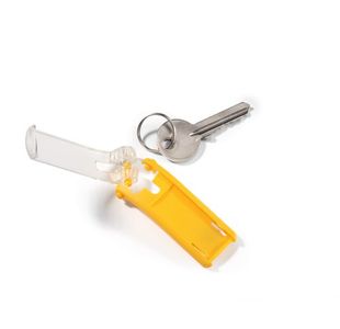 Durable Key Clip Assorted Pk6
