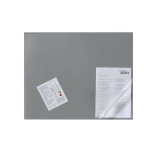 Durable Desk Mat 650X520Mm Clr/Gry
