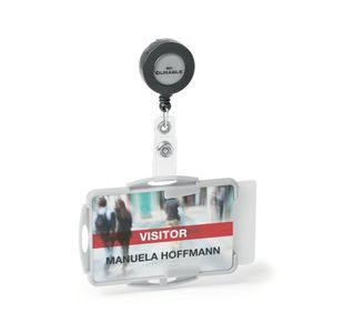 Durable Id Hldr 2 Card Grey Pk10
