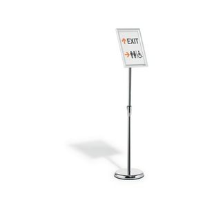Durable Floor Infostand Alu-Snap A4