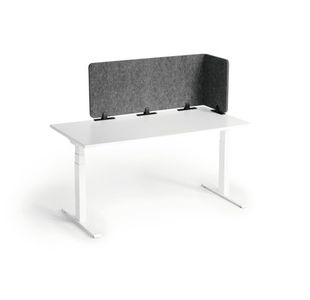 Durable Desk Divider Panel 160Cm Gry