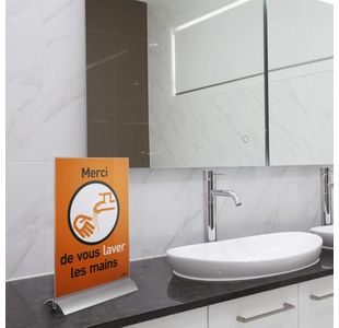 Durable Alm Stand Sign Holder A4