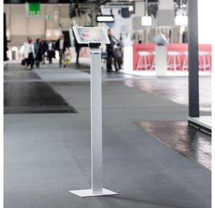 Floor Tablet Stand 270X270X1215 Slv
