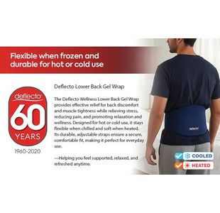 Reusable Cool/Heat Pack Low Back Blu