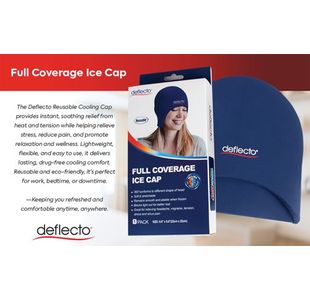 Deflecto Reusable Cool/Heat Cap Blu