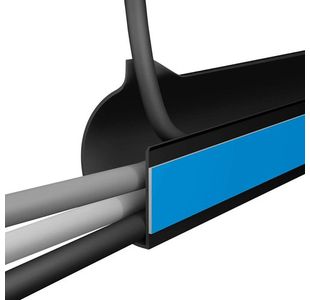D-Line Save Cable Tidy 50X25Mm Blk