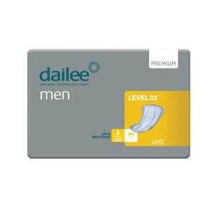 Men Prem Incont Pads Level 2 Pk15