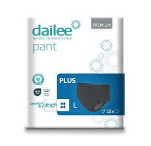 Pant Lady + Incont Pants L Blk Pk15