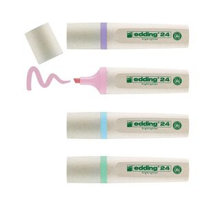 Edding E-24/4S Ecoline Hltr Pstl Pk4