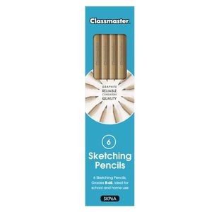 Classmaster Graphite Pencils Ast Pk6