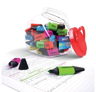 Swash Mini Highlighters Ast Pk50
