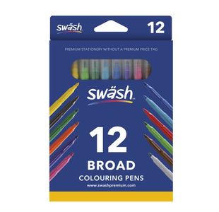 Swash Colouring Pens Broad Tip 12