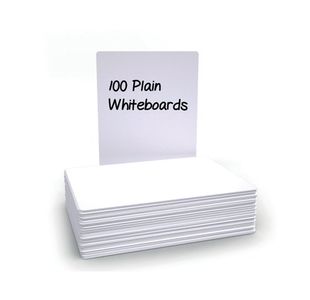 Economy Drywipe Board Plain A4 Pk100