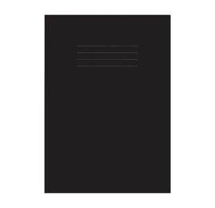 Educ A4 Stretch Book Black 2X25 Pk50