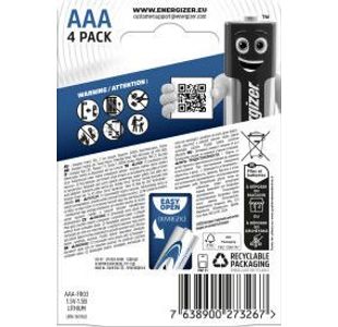Energizer Ultimate Aaa Battery Pk4