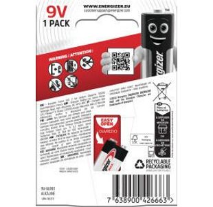 Energizer Max 522 9V Battery