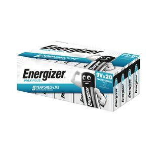 Energizer Max Plus 9V Battery Pk20