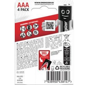 Energizer Max Aaa Battery Pk4