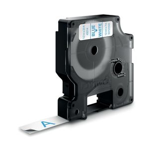 Dymo D1 Labelmaker Tape 12Mm Blu/Wht
