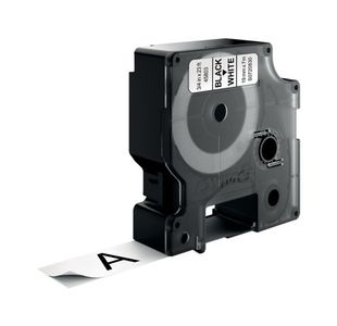 Dymo D1 Labelmaker Tape 19Mm Blk/Wht