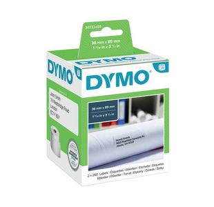 Dymo Addr Label Lg 36X89Mm Wht Pk520
