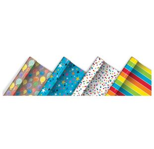 Generic Giftwrap Paper 3M Ast Pk49