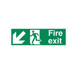 Fire Exit Rman Arr Down R Vinyl 450