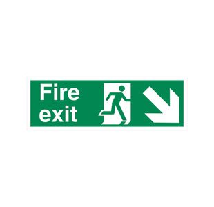 Fire Exit Rman Arr Down L Vinyl 450