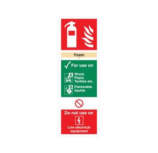 Foam Extinguisher Plas 300X100