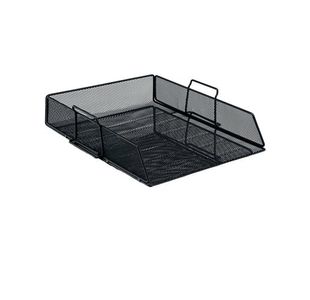 Wire Mesh Letter Tray Black