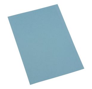 Sq Cut Folder 250Gsm Fc Blue Pk100