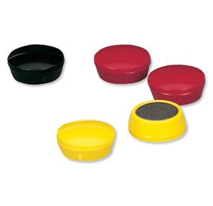 Round Plastic Cud Magnets 20Mm Pk10